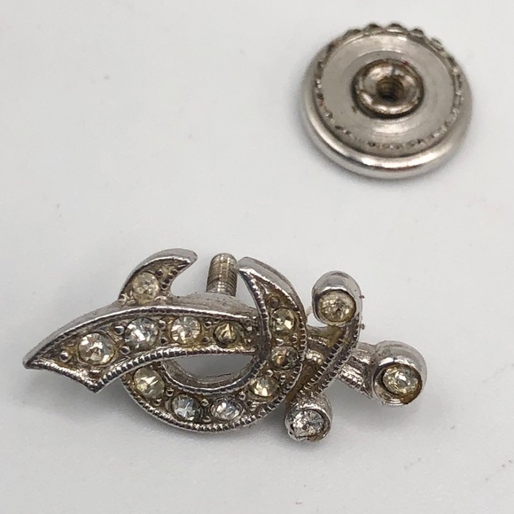 Vintage Shriners masonic scimitar lapel pin ORA - Picture 2 of 4